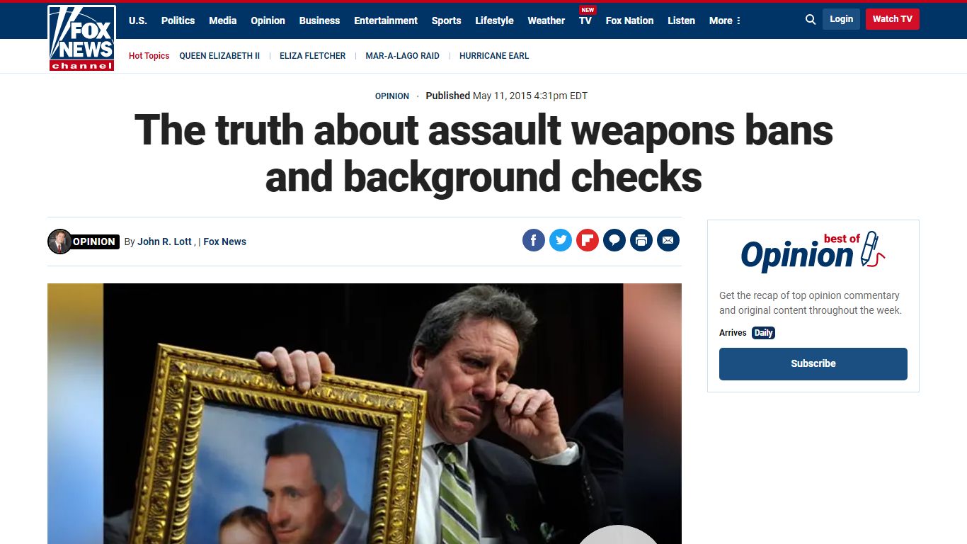 The truth about assault weapons bans and background checks